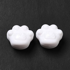 不透明なアクリルビーズ  爪  ホワイト  16x18.5x13mm  穴：2.5mm  約217個/500g&nbsp;MACR-J123-29