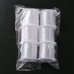 ナイロンワイヤー6巻  釣り糸  DIYのジュエリーには  透明  0.45mm  約32.8ヤード（30m）/ロール&nbsp;NWIR-FS0001-04B