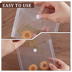 40Pcs 5 Styles Transparent Plastic Envelopes Folders&nbsp;AJEW-UN0002-37