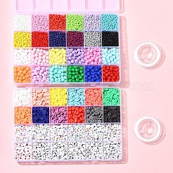 DIY Glass & Acrylic & Polymer Clay Beads Bracelets Making Kits&nbsp;DIY-FS0007-93