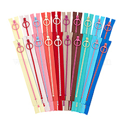 20Pcs 20 Styles Cloth Zippers&nbsp;FIND-PH0027-14