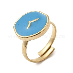 304 Stainless Steel Cuff Rings&nbsp;RJEW-A077-04G-03