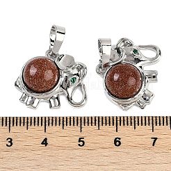 Synthetic Goldstone Pendants&nbsp;G-I374-A-P08