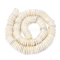 Electroplated Shell Pearl Beads Strands&nbsp;BSHE-B009-E01-2x11mm