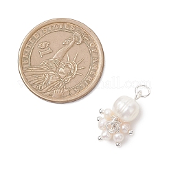 Potato Natural Cultured Freshwater Pearl Pendants&nbsp;PALLOY-JF04749-02