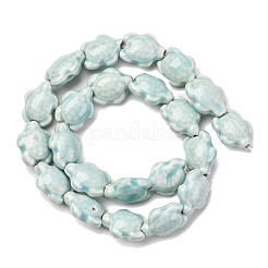 Handmade Porcelain Beads Strands&nbsp;LAMP-G140-02H