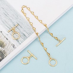 Brass Toggle Clasps&nbsp;KK-T051-22G-NF
