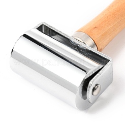 レザーグルーエッジラミネートローラー  クラフトDIY手作りクリスツール  レザークラフトローラー  バリーウッド  157x73.5mm&nbsp;TOOL-H007-02C-02