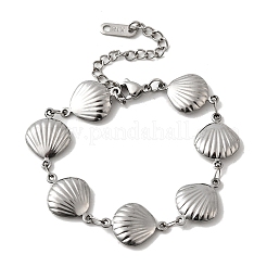 304 Stainless Steel Link Bracelets for Women&nbsp;BJEW-Q041-01A-P