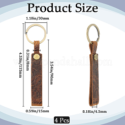 Leather Keychain&nbsp;KEYC-WH20002-05B-01