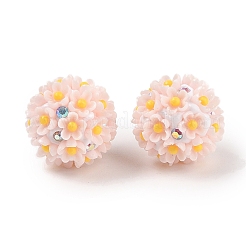 Handmade Luminous Polymer Clay Rhinestone Fancy Beads&nbsp;CLAY-H003-04B