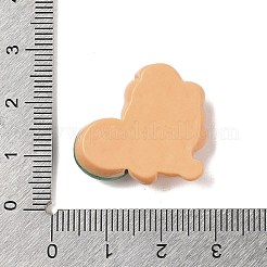 クリスマス ベア テーマ 不透明樹脂 デコデン カボション  ロリポップ  23.5x24.5x7.5mm&nbsp;RESI-S397-02H