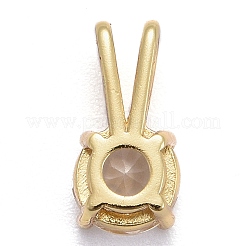 Brass Micro Pave Cubic Zirconia Pendants&nbsp;X-KK-P192-04-G06