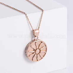 Vintage Stainless Steel Sun Pendant Necklaces for Men&nbsp;OY6556