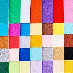 Square Non Woven Fabric Embroidery Needle Felt for DIY Crafts&nbsp;DIY-BC0003-02
