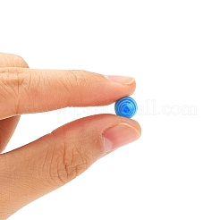 手作りのミルフィオリガラスビーズ48個  ラウンド  ミックスカラー  8mm  穴：1mm&nbsp;LK-YW0001-02B