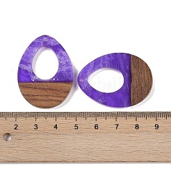 Resin & Wood Pendants&nbsp;WOOD-F015-17A