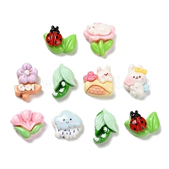 Opaque Resin Cabochons&nbsp;RESI-I068-03