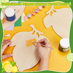 Unfinished Wood Board&nbsp;WOOD-WH0034-77B