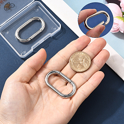2Pcs Stainless Steel Spring Gate Clasps&nbsp;FIND-BBC0004-49