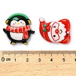 Christmas Opaque Resin Cabochons&nbsp;CRES-I047-01