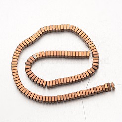Electroplate Non-magnetic Synthetic Hematite Bead Strands&nbsp;G-F300-20A-08