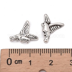 合金チャーム  鳥  カドミウムフリー＆ニッケルフリー＆鉛フリー  アンティークシルバー  14x11.5x2.5mm&nbsp;EA11915Y-NF