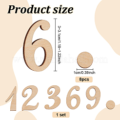 1 Set Basswood MDF Cabochons&nbsp;WOOD-BC0001-54