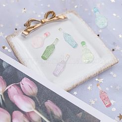 70Pcs 12 Styles Dummy Bottle Transparent Resin Cabochon&nbsp;RESI-OC0001-48