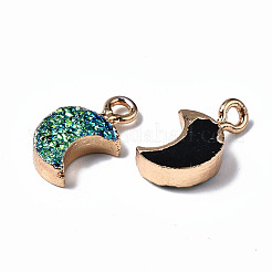 Druzy Resin Pendants&nbsp;RESI-S383-007-B01