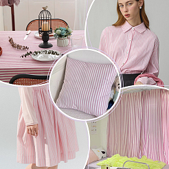 1Pc Polyester Stripe Fabric&nbsp;DIY-GA0008-30A