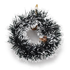 Christmas Wreath PVC Pendant Decorations&nbsp;HJEW-R100-01B