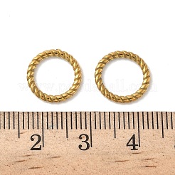 304 Stainless Steel Twisted Ring Linking Rings&nbsp;STAS-L300-005D-G