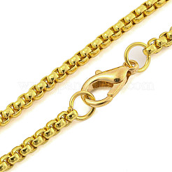 201 Stainless Steel Pendant Necklaces&nbsp;NJEW-H030-05G