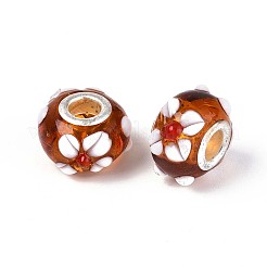 Handmade Lampwork European Beads&nbsp;LAMP-Q029-03I