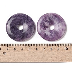 Natural Lepidolite Pendants&nbsp;G-F524-H12
