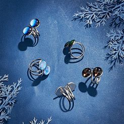 DIY Open Wrap Finger Ring Making Kit&nbsp;DIY-UN0003-24