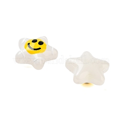 Glass Enamel Beads&nbsp;GLAA-G107-03-04