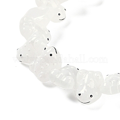 Transparent Glass Enamel Beads Strands&nbsp;GLAA-B021-05A