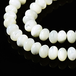 Natural Trochid Shell/Trochus Shell Beads Strands&nbsp;SSHEL-N032-159