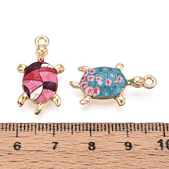 Alloy Enamel Pendants&nbsp;ENAM-T022-42KCG