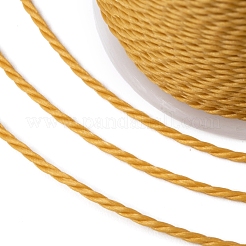 Round Waxed Polyester Cord&nbsp;YC-G006-01-1.0mm-24