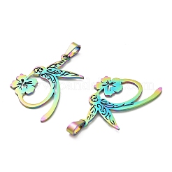304 Stainless Steel Pendants&nbsp;STAS-Z123-04RC