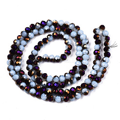 Electroplate Glass Beads Strands&nbsp;LS-EGLA-A034-J6mm-F07