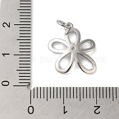 Rack Plating Brass & Clear Cubic Zirconia  Pendants&nbsp;KK-S372-18P
