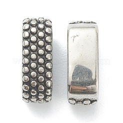 304 Stainless Steel Slide Charms/Slider Beads&nbsp;STAS-I181-025A-AS