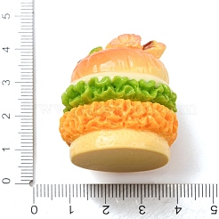 Opaque Resin Imitation Food Cabochons&nbsp;RESI-K029-06A