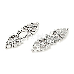 Tibetan Style Alloy Connector Cabochon Settings&nbsp;FIND-B050-13AS