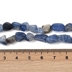 天然石カヤナイトビーズ連売り  ナゲット  6~11x6~8x4~7mm  穴：1mm  約49~51個/連  15.35~15.75''（39~40センチメートル）&nbsp;G-Q060-D17