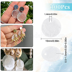 100Pcs Capiz Shell Charms&nbsp;SHEL-SC0001-25B
